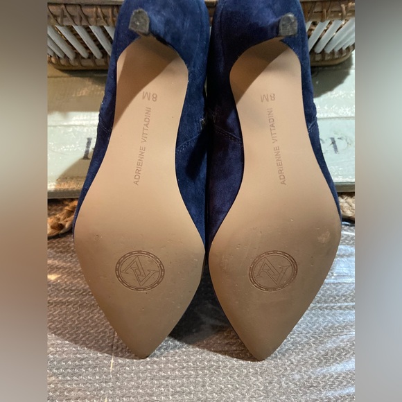 Adrienne Vittadini Deep Blue Ankle Booties - Picture 3 of 8